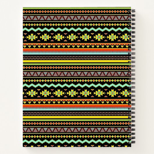 Helles Stammesdesign Notizbuch (Rückseite)