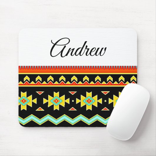 Helles Stammesdesign personalisiert Mousepad (Mit Mouse)