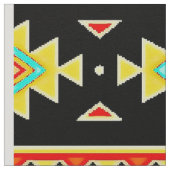 Helles Stammesdesign Stoff (Nahaufnahme)