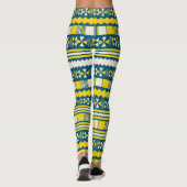 Helles Stammmuster Leggings (Rückseite)