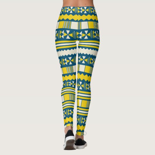 Helles Stammmuster Leggings (Rückseite)