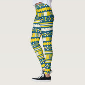 Helles Stammmuster Leggings (Links)