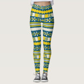 Helles Stammmuster Leggings (Vorderseite)