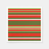 Helles Stripe Party Napkins Serviette (Vorderseite)