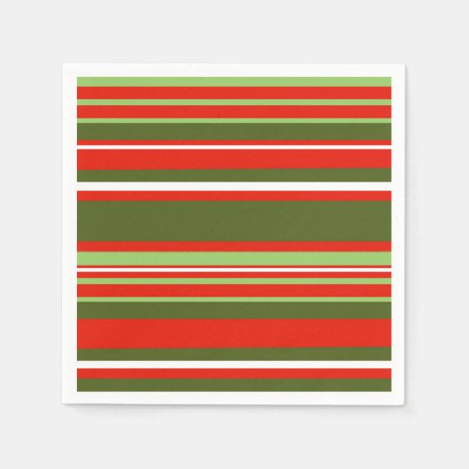 Helles Stripe Party Napkins Serviette (Vorderseite)