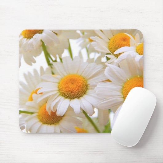 Helles Summer Daisies Blume Foto Mousepad (Mit Mouse)