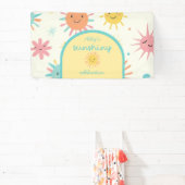 Helles Sunshiny Day Foto Geburtstag Banner (InSitu)