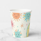 Helles Sunshiny Day Foto Geburtstag Pappbecher (Rechts)