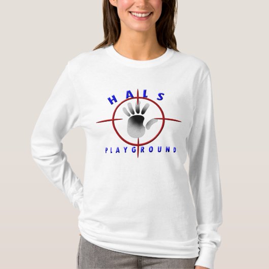 Helles T - Shirt-Blau-Logo T-Shirt (Vorderseite)