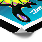 Helles TMH Psychedelic Butterfly Lurman Konzert Poster (Ecke)