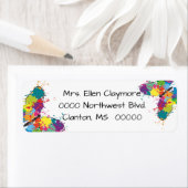 Helles Tropfen Paint Butterfells Rücksendeadresse- (Insitu)