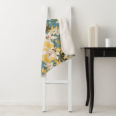 Helles tropisches Blätter Lily Pattern Sherpadecke (Beispiel)