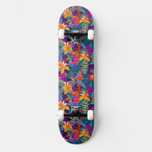 Helles tropisches Sommer Skateboard (Vorderseite)