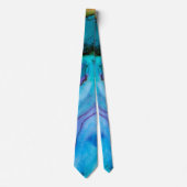 Helles Türkiswasser Krawatte (Vorderseite)