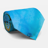 Helles Türkiswasser Krawatte (Gerollt)