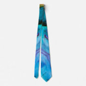 Helles Türkiswasser Krawatte (Rückseite)