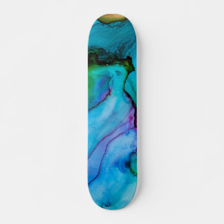 Helles Türkiswasser Skateboard