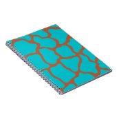 Helles Turquoise-Notebook Notizblock (Rechte Seite)