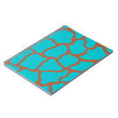 Helles Turquoise-Notebook Notizblock (Linke Seite)