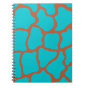 Helles Turquoise-Notebook Notizblock (Vorderseite)