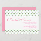 helles u. mutiges Brautparty Einladung (Vorne/Hinten)