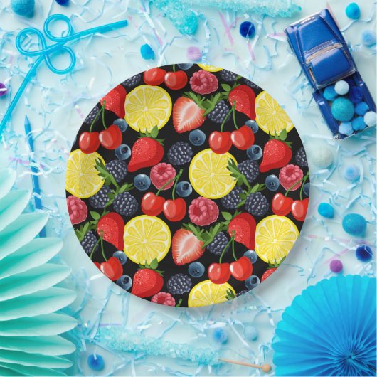 Helles und feines Fruchtpapier Pappteller (Party)