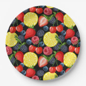 Helles und feines Fruchtpapier Pappteller (Vorderseite)