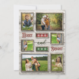 Helles und fröhliches Rustikales Foto Weihnachten