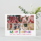 Helles und fröhliches Weihnachten 6 Custom Foto (Stehend Vorderseite)