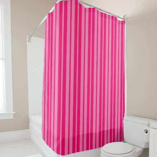 Helles und Hot Pink Stilelemente Design Duschvorhang