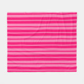 Helles und Hot Pink Stilelemente Design Fleecedecke (Vorderseite (Horizontal))