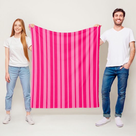 Helles und Hot Pink Stilelemente Design Fleecedecke