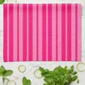 Helles und Hot Pink Stilelemente Design Geschirrtuch (Gefaltet)