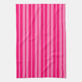 Helles und Hot Pink Stilelemente Design Geschirrtuch (Vertikal)