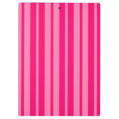 Helles und Hot Pink Stilelemente Design Klemmbrett (Rückseite)