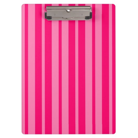 Helles und Hot Pink Stilelemente Design Klemmbrett (Vorderseite)