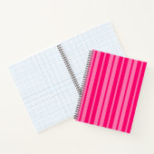 Helles und Hot Pink Stilelemente Design Notizblock (Innenseite)