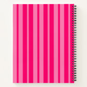 Helles und Hot Pink Stilelemente Design Notizblock (Rückseite)
