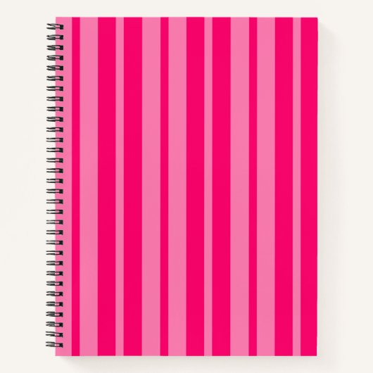 Helles und Hot Pink Stilelemente Design Notizblock (Vorderseite)