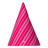 Helles und Hot Pink Stilelemente Design Partyhütchen (Rechts)