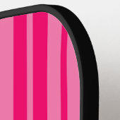 Helles und Hot Pink Stilelemente Design Pickleball Schläger (Linke Seite)