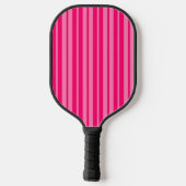Helles und Hot Pink Stilelemente Design Pickleball Schläger (Rückseite)