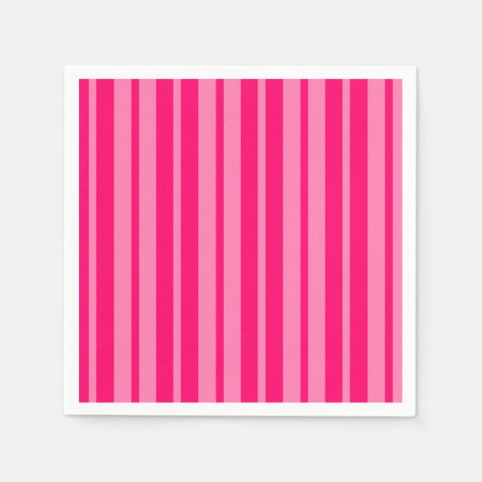 Helles und Hot Pink Stilelemente Design Serviette (Vorderseite)