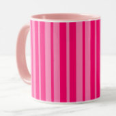 Helles und Hot Pink Stilelemente Design Tasse