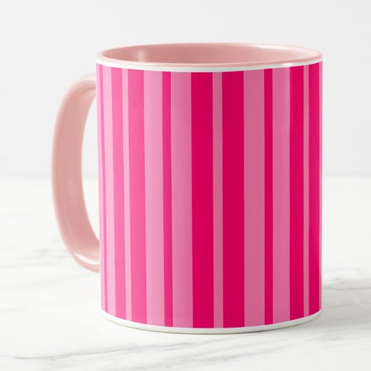 Helles und Hot Pink Stilelemente Design Tasse