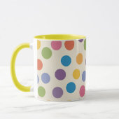 Helles und lustiges Abstraktes Hexagon-Design Tasse (Links)