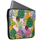 Helles Unterwasser-Illustrationsmuster mit schön Laptopschutzhülle (Vorne Rechts)
