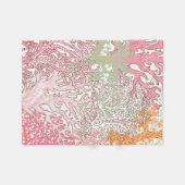 Helles Unterwasser-nahtloses Muster mit schönem  Fleecedecke (Vorderseite (Horizontal))