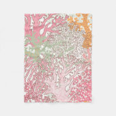 Helles Unterwasser-nahtloses Muster mit schönem  Fleecedecke (Vorderseite)