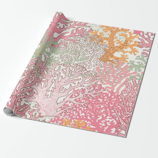 Helles Unterwasser-nahtloses Muster mit schönem  Geschenkpapier (Ungerollt)